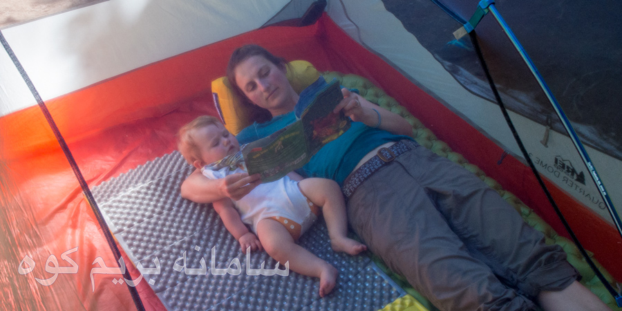 نکاتی در مورد خوابیدن در چادر به همراه کودک