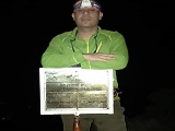 صعود شبانه کوهنورد تنگستانی به قله بیرمی