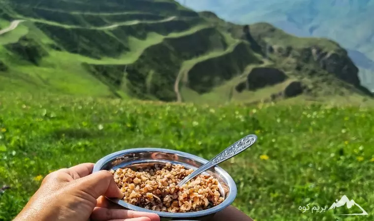 غذای مناسب برای صعود به دماوند