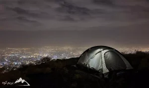 وسایل لازم برای شب ماندن در کوه