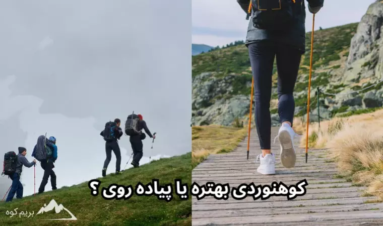 کوهنوردی بهتره یا پیاده روی