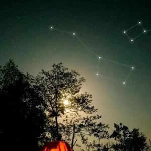 6 روش جهت یابی در شب [ستارگان،ماه و …]