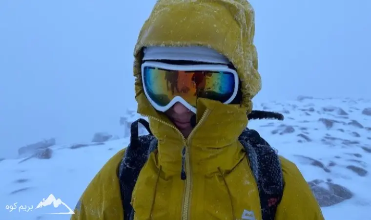 عینک ضد طوفان کوهنوردی